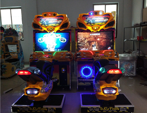 Parque de atracciones interior Dreamland 42LCD que funciona con monedas FF máquina de juego de motocicleta simuladores de carreras de motor para funzone - Product Image 2