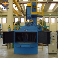 Máquina Granalladora Rotativa Q3515 con Mesa de 1500mm, Motor PLC, Capacidad de 2-3t/h para Superficies de Fundición/Forging de Engranajes, Certificación CE