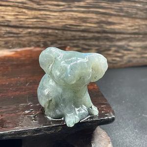 3cm Natural Healing Gemstone Carving Crafts Handmade Cute Animal Figurines Crystal Kola Souvenir <b>Gifts</b> - Product Image 3