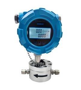 Débitmètre numérique LCD en acier inoxydable avec raccord à ferrule, sortie 4-20mA/impulsion pour carburant et eau 9mm B04 - Product Image 1