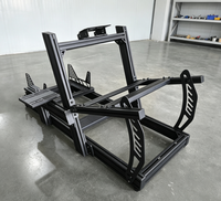 Châssis de siège de simulation de course réglable avec cockpit de simulateur de course en aluminium et support de pédale et levier de vitesses compatible PS4 PS5