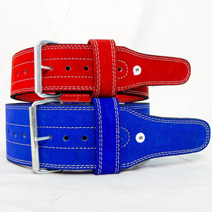 Ceinture de musculation Athlete Series de 4 pouces de large, en cuir de vache de 10 mm, antidérapante, avec boucle personnalisable, unisexe, pour la musculation - Product Image 2