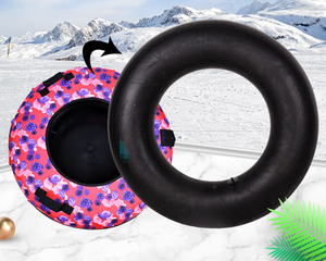 70cm 100cm 120cm Jouets de ski d'hiver à fond dur Tube à neige <span class=keywords><strong>gonflable</strong></span> 28 pouces <span class=keywords><strong>Luge</strong></span> à neige pour adultes - Product Image 6