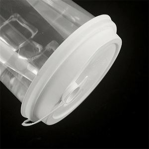 Tapa de Plástico PP Desechable Personalizada de Alta Calidad, 90 mm de Diámetro, para Vasos de Boba, Jugos y Smoothies, Inyección de Alta Resistencia - Product Image 3