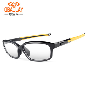 OBAOLAY แว่นตากีฬาแบบเต็มขอบ UV400 ป้องกันหมอก กันลม บาสเก็ตบอล วิ่ง ปั่นจักรยาน แว่นตาอเนกประสงค์ - Product Image 1