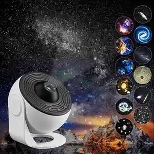 Proyektor pintar LED waktu fokus rotasi mode kecil dengan dekorasi kamar tidur anak Film yang dapat diganti HD bintang langit Galaxy Nebula