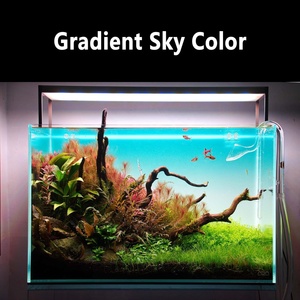 Aquarium Visbak Acryl Gradiënt RGB LED Achtergrondpaneel met Aanpasbaar Frame en IP44-classificatie - Product Image 2