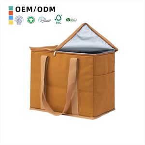 Bolsa de Compras Reutilizable Grande, Aislada, Resistente, de Aluminio, Plegable, Tipo Tote, para Alimentos Congelados o Calientes, Impermeable - Product Image 1