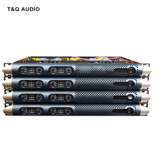 Di alta qualità professionale 1U 4 canali 4*350W portatile e stabile classe D amplificatore digitale - Product Image 1
