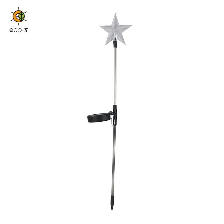 Solar Garten Dekoration Stern Pfahl Lichter Babys breath Twinkle Lampe