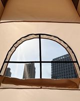 Carpa Inflable para Acampar Juliful Unic, para 4 Personas, 1500 mm, Impermeable, 3 Estaciones, Fácil de Instalar, para Campamentos Familiares, Senderismo y Viajes al Aire Libre