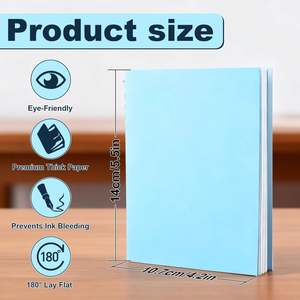 Cuadernos Personalizables A5/A6 en Blanco, Tapa Blanda Gruesa con Encuadernación Cosida, Diarios Publicitarios con Impresión de Logotipo - Product Image 3