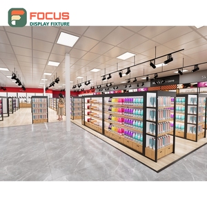 Freestanding Hair Extension Display Cabinet Glass Shelf Lockable Door Multi Drawer Display Cabinet Fixture - Product Image 3