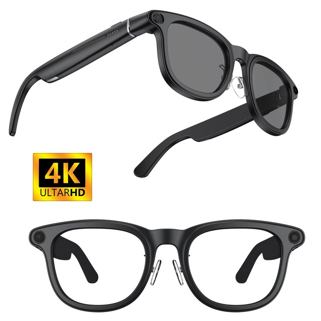 2026 X01 New Smart Glasses 800W Camera 4K Audio Video Recording with Real-Time Translation Music for Business Travel