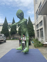 Costume de marionnette extraterrestre gonflable adulte pour la performance d'événement de fête d'Halloween
