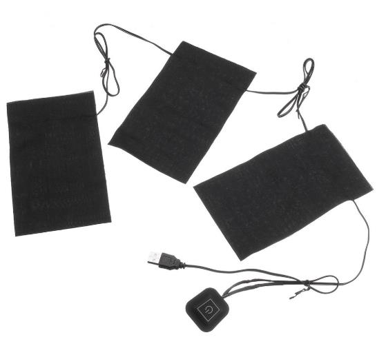 Нагревательная подушка для одежды 7,4 В, нагревательная Подушка с разъемом постоянного тока для куртки