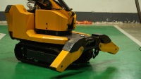 Mekanisme buffer harga murah, robot penghancur kendali jarak jauh ruang sempit mudah masuk