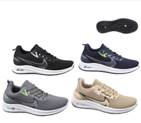 Chaussures de course à lacets pour hommes 2025 – Confortables, décontractées, tendance, semelle intermédiaire en EVA, semelle souple, amortissantes, respirantes – Collection Printemps