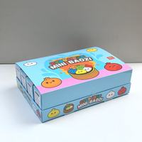Lot de 24 mini porte-clés Baozi, boîte surprise, jouet souple coloré en forme de pain vapeur, pendentif anti-stress à presser