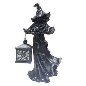 Witt New Halloween Lanterne en résine avec <span class=keywords><strong>bougeoir</strong></span> pour les décorations avec Hell Messenger Premium Resin Crafts Ornament - Product Image 1