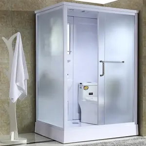 完成封闭式淋浴房预制淋浴间，卫生间