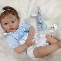 Muñeca de Peluche Reborn Force, Muñeca de Vinilo de Alta Simulación, Cuerpo Completo, Bebé, Alta Calidad, Regalo para Niñas Activas