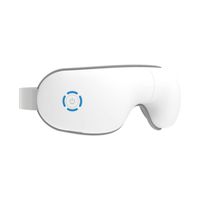 Masseur oculaire en gros avec compresse chaude, masque oculaire vibrant, musique Bluetooth, ABS+Silicone, rechargeable avec contrôle de la minuterie