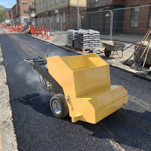 Pavimentatrice Stradale Mini Asfalto Zhongmei ZM-1000 con Motore Honda, Sistema Completamente Idraulico, Macchina per la Pavimentazione del Calcestruzzo su Ruote, Capacità 28m/min - Product Image 1