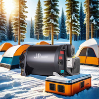 Pemanas Parkir Udara & Air Diesel RV Camper Bersertifikasi JP CE Baru 2KW/4KW Kapasitas Tangki 10L Pengganti Truma Combi