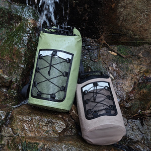 Sac étanche en PVC à mailles, 20-36L, pour plongée, rafting, multifonction, avec fermeture éclair, sac de natation étanche, ceinture à coussin d'air - Product Image 1
