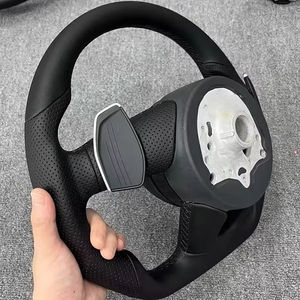 <span class=keywords><strong>Volante</strong></span> de cuero negro cosido a mano para <span class=keywords><strong>Audi</strong></span> A3 <span class=keywords><strong>A4</strong></span> A5 A6 A8 Q5 RS3 RS7 Q7 C6 C8 A8 S6 S7 B8 B8.5 B9 S3 S4 S5 A7 Q3 2016 - Product Image 4