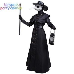 Disfraz de Doctor de la Peste Estilo Punk para Adultos HESPER, Uniforme de Asesino con Pico, Traje de Personaje de TV para Cosplay de Halloween - Product Image 3