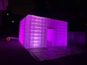 เต็นท์ปาร์ตี้เป่าลมแบบพกพามีไฟ LED ขนาดยักษ์เต๊นท์ไนท์คลับเป่าลม - Product Image 5