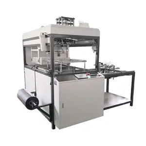 Automatic fast food plastic pp take-out container vacuum thermoforming machine