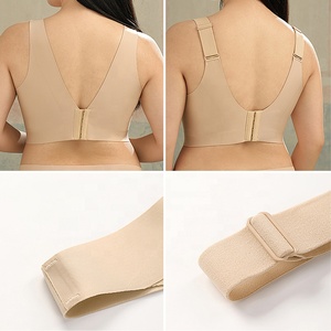 Không dây áo ngực cộng với kích thước lớn boob Bra 4XL rộng dây đai sujetador de mujer thu thập cộng với kích thước liền mạch lớn cup Jelly Yoga áo ngực - Product Image 3