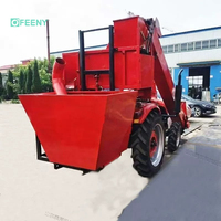 Petit tracteur à 4 roues motrices pour la récolte du maïs |   Moissonneuse portable pour l'ail et les feuilles de thé, haute productivité, rapide