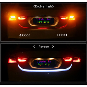 Luces traseras de coche, luces traseras secuenciales, luces de circulación, intermitentes, tira de luces decorativas para el maletero - Product Image 4