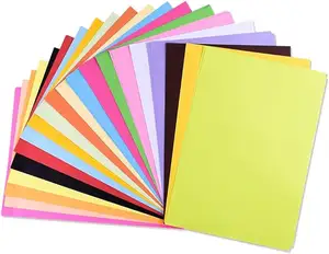 Fabrika fiyat 80gsm renk ofset kağıt renk bond kağıt bristol kağıt kurulu