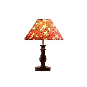 Solid Wood Retro Floral <b>Table</b> Lamp Romantic European Style Modern Minimalist Bedroom <b>Bedside</b> Lamp <b>Vintage</b> Luxury Decorative - Product Image 1