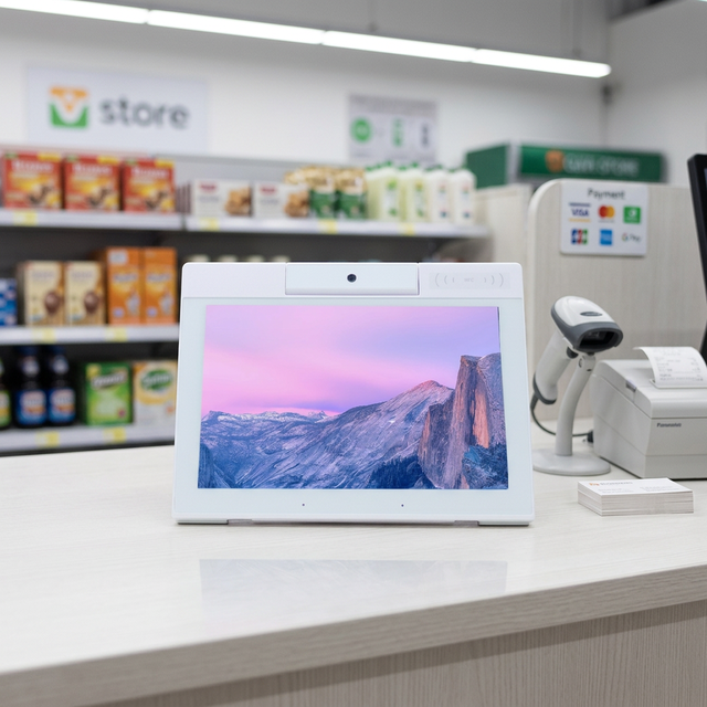 OEM Custom 8/10/14/15.6 Inch Android IPS LCD Self Service Ordering Kiosk POE NFC 10-Point Touch Screen Built-In Speaker Payment