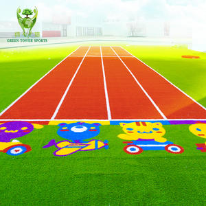 Venta Directa de Fábrica, Suelo para Parques Infantiles, Césped Artificial, Pista de Arcoíris para Jardín de Infancia, Escuela, Deportes - Product Image 2