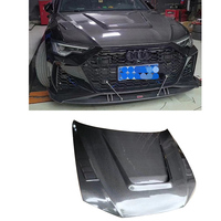 Couvercle de moteur en fibre de carbone de haute qualité pour Audi A6 S6 C8, capot en fibre de carbone, ajustement parfait