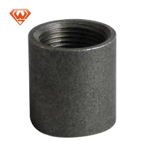 Filetage femelle de sablage 1/2 pouce douilles de tuyaux en acier au carbone Npt sans soudure