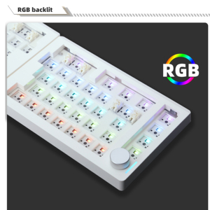 GMK70 <strong>Split</strong> <strong>Keyboard</strong> Ergonomics Custom Tri Mode Bluetooth Wireless Game Mechanical <strong>Keyboard</strong> Kit RGB Hot Swappable Support VIA