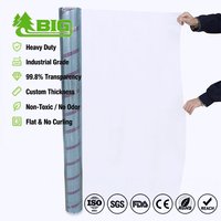 Film PVC transparent souple anti-UV Boligao à haute transparence pour lamination industrielle, emballage, publicité et impression