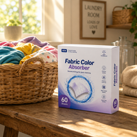 Feuilles de protection couleur pour lessive domestique, gardent les vêtements brillants, lavage de charges mixtes, anti-décoloration, paquet personnalisé