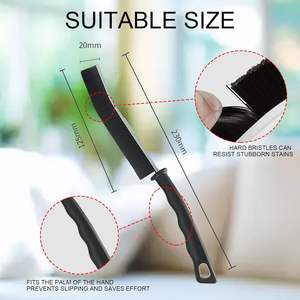 Brosse multifonctionnelle pour le nettoyage des fentes ménagères Brosse de nettoyage des fentes Outils de nettoyage des rainures à main - Product Image 3