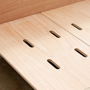 Panel de Cama de Madera <span class=keywords><strong>Koala</strong></span>, Base de Cama Doble King/Queen, Muebles de Dormitorio Sencillos y Minimalistas, OEM - Product Image 3