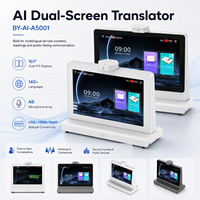 Dispositivo de Escritorio Android con Traductor de Doble Pantalla con IA de 10.1 Pulgadas para Recepción de Hotel, Compatible con 50 Idiomas
