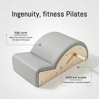 Baril correcteur de colonne vertébrale en bois pour Pilates, arc de Pilates pour étirement du dos et entraînement du tronc, équipement de studio